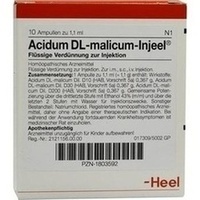 HEEL ACIDUM DL MALICUM INJEELE 1,1 ml