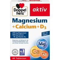 DOPPELHERZ Magnesio + Calcio + D3 Tabletas