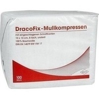 DRACOFIX OP-Compresas 10x10 cm sin esterilizar 8 Capas