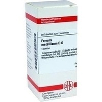 FERRUM METALLICUM D 6 Tabletten