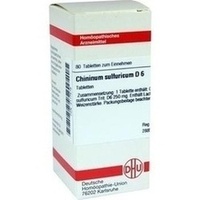 CHININUM SULFURICUM D 6 Tabletten