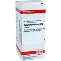 DHU KALIUM SULFURICUM D 12 Comprimidos