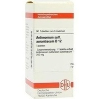 ANTIMONIUM SULFURATUM aurantiacum D 12 Tabletten