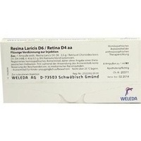 RESINA LARICIS/ D 6 RETINA D 4 aa Ampullen