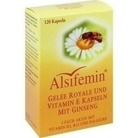 ALSIFEMIN Jalea real + Vitamina E con ginseng Cápsulas