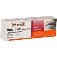 ACICLOVIR Ratiopharm Crème Traitemennt pour Poussées d`Herpès labial