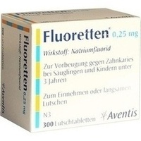 FLUORETTEN 0,25 mg Tabletten