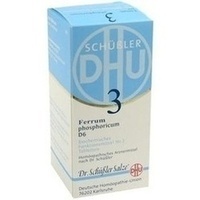 DHU BIOCHEMIE 3 Ferrum phosphor.D 6 Comprimidos