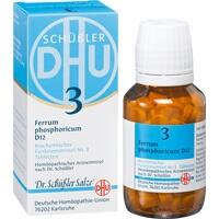DHU BIOCHEMIE DHU 3 Ferrum phosphor.D 12 Tablets