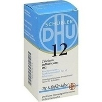 DHU BIOCHEMIE 12 Calcium sulfur.D 12 Comprimidos