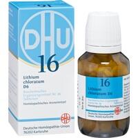 DHU BIOCHEMIE DHU 16 Lithium chloratum D 6 Tablets