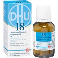 DHU BIOCHEMIE 18 Calcium sulfuratum D 6 Comprimidos