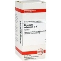 ATROPINUM SULFURICUM D 6 Tabletten