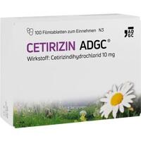 CETIRIZIN ADGC Comprimés pelliculés