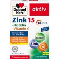 DOPPELHERZ Zinc + Histidina Depósito Tabletas
