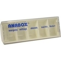 ANABOX Porta-Pillole giornaliero bianco