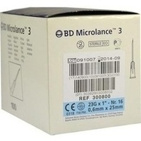 BD MICROLANCE Cánula 23 G 1 0,6x25 mm