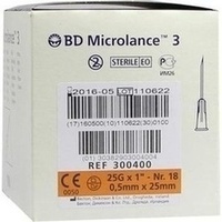 BD MICROLANCE Cannula 25 G 1 0,5x25 mm