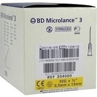 BD MICROLANCE Cánula 30 G 1/2 0,29x13 mm