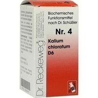 RECKEWEG  BIOCHEMIE 4 Kalium chloratum D 6 Comprimidos