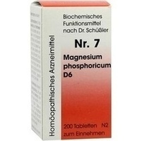 RECKEWEG BIOCHEMIE 7 Magnesium phosphoricum D 6 Tablets