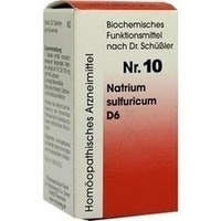 RECKEWEG BIOCHEMIE 10 Natrium sulfuricum D 6 Tablets