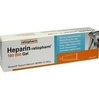 HEPARIN Ratiopharm 180.000 U.I. Gel