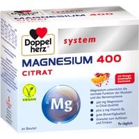 DOPPELHERZ Magnesium 400 Citrat system Granules