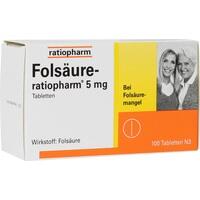 Acido folico Ratiopharm 5 mg Compresse