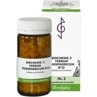 BIOCHEMIE 3 Ferrum phosphoricum D 12 Tablets