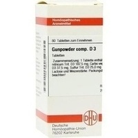 DHU GUNPOWDER comp. D 3 Tablets