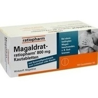MAGALDRAT ratiopharm 800 mg Comprimidos