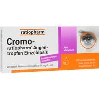 CROMO RATIOPHARM Augentropfen Einzeldosis