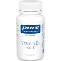 PURE ENCAPSULATIONS Vitamin D3 400 I.E. Kapseln