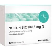 NOBILIN biotina 5 mg N pastillas