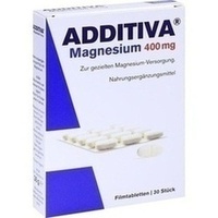 ADDITIVA magnesio 400 mg pastilla en blíster