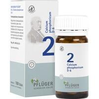 PFLUEGER BIOCHEMIE Pflueger 2 Calcium phosph.D 6 Tablets