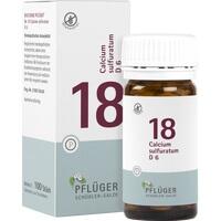 PFLUEGER BIOCHEMIE Pflueger 18 Calcium sulfurat.D 6 Tablets