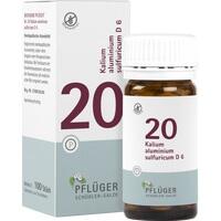 PFLUEGER BIOCHEMIE Pflueger 20 Kalium alum.sulf.D 6 Tablets