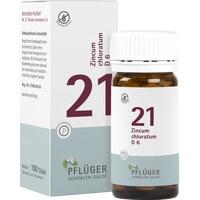 PFLUEGER BIOCHEMIE Pflueger 21 Zincum chloratum D 6 Tablets