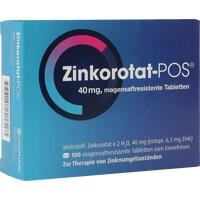 ZINC OROTATO POS pastillas resistentes jugos gástricos