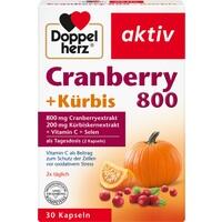 DOPPELHERZ Cranberry + Kuerbis Capsules