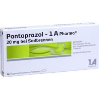 PANTOPRAZOL 1A Pharma 20 mg b.Sodbr. msr. Tabl.