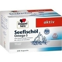 DOPPELHERZ Seefischoel Omega-3 800 mg Capsules