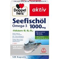 DOPPELHERZ Seefischoel Omega-3 1000 mg+Fols. Capsules