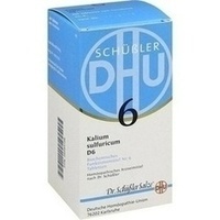 DHU BIOCHEMIE 6 Kalium sulfur.D 6 Comprimidos