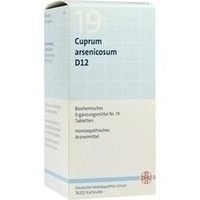 BIOCHEMIE DHU 19 Cuprum arsenicosum D 12 Compresse