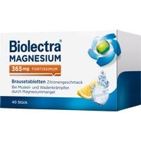 BIOLECTRA Magnesio 365 fortissimum Limone Compresse effervescenti