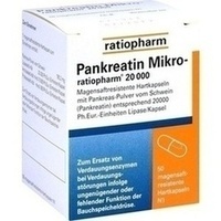 PANKREATIN Mikro ratiop. 20 000 Enteric Coated Hard Capsules