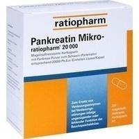 PANKREATIN Mikro ratiop. 20 000 Enteric Coated Hard Capsules